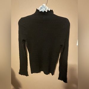 Black Maternity turtleneck sweater. Size Large. Super soft and comfortable.